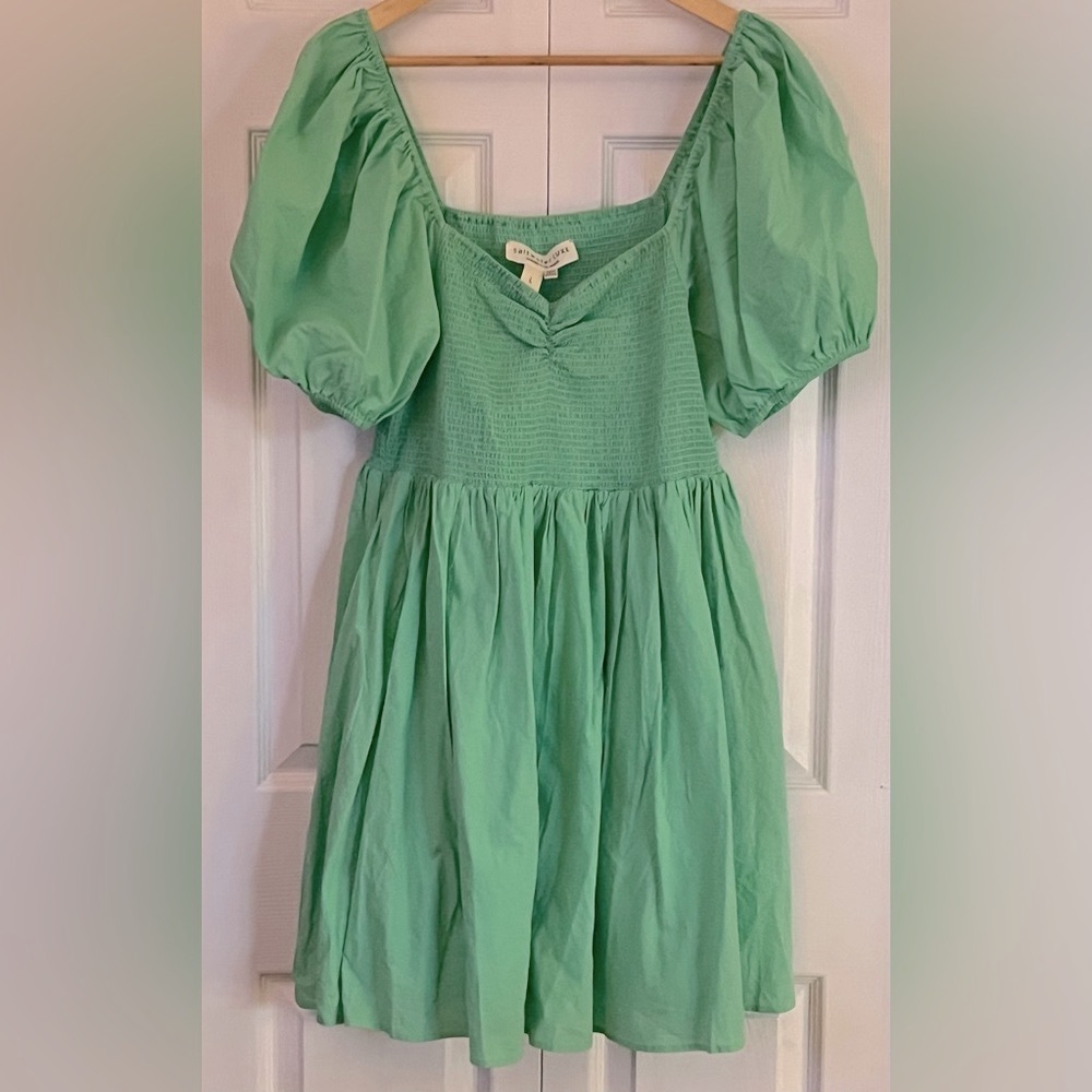 Saltwater LUXE Ariana Mini Dress - Green